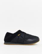 Teva Ember Moc Slipper Shoes In Black