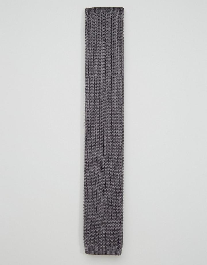 Noose & Monkey Tie Knitted - Gray