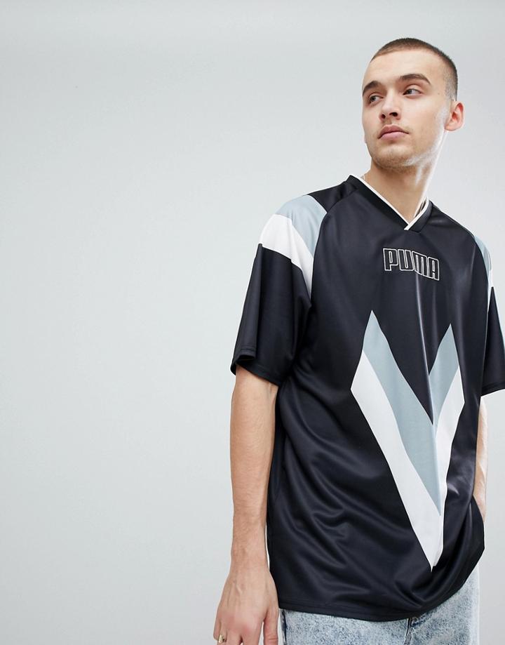 Puma Heritage Soccer T-shirt In Black 57499801