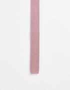 Gianni Feraud Knit Tie In Dusty Pink