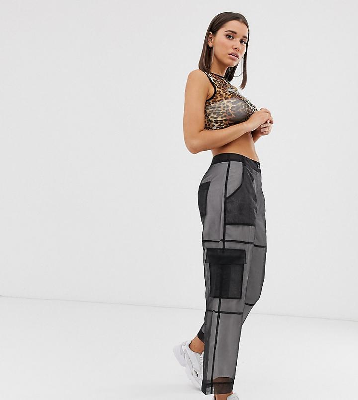 The Ragged Priest Organza Combat Pants - Black