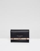 Ted Baker Leather Consortina Card Purse - Black