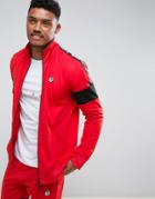 Hype X Coca Cola Track Jacket In Red With Taping - Red
