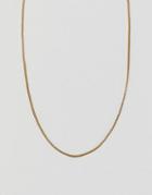 Aetherston Link Chain Necklace In Antique Gold - Gold