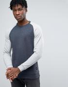 Only & Sons Sweatshirt With Raglan Sleeves - Navy