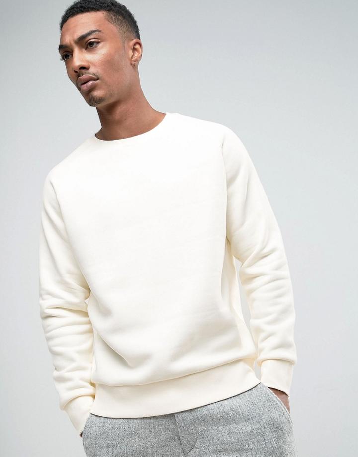 Weekday Paris Sweatshirt - White