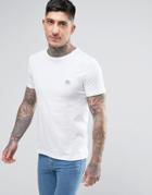 Boss Orange By Hugo Boss Tommi Uk Slim Fit Logo T-shirt White - White