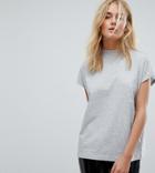 Weekday Prime T-shirt In Gray Melange - Gray