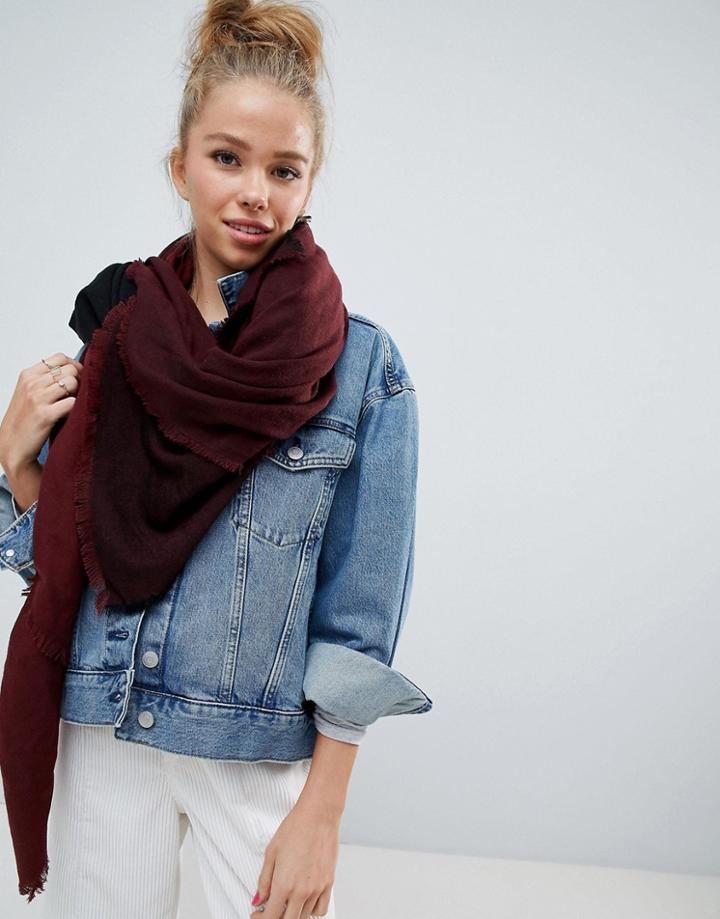 Monki Two Tone Scarf - Multi
