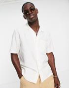Weekday Chill Short Sleeve Shirt In White