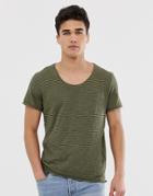 Selected Homme Organic Cotton T-shirt In Gray