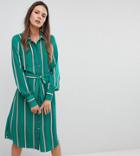 Y.a.s Tall Stripe Shirt Dress - Multi