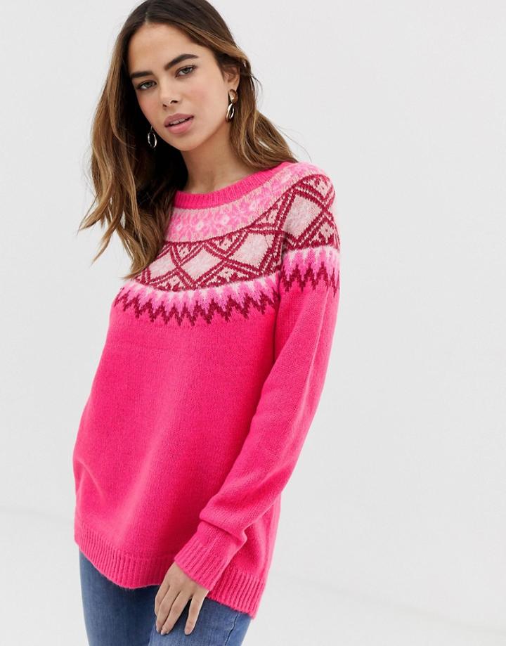 Oasis Fairisle Sweater - Multi