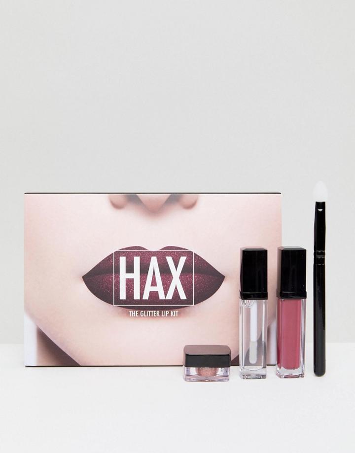 Hax Exclusive Glitter Lip Kit - Red