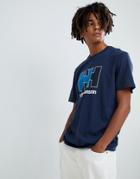 Helly Hansen Logo T-shirt In Blue - Blue