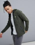 Helly Hansen Vanir Fleece Mid Layer Hooded Jacket In Khaki - Green