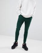 Asos Design Super Skinny Joggers In Green - Green