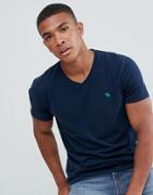 Abercrombie & Fitch Pop Icon V-neck T-shirt In Navy - Navy