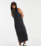 Noisy May Petite Sleeveless Maxi Dress In Black