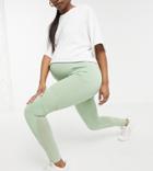 Asos 4505 Maternity Icon Legging With Bum Sculpt Seam Detail-purple