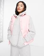 Influence Padded Vest In Pink