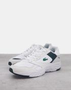 Lacoste Storm 96 Lo Sneakers In White Green