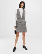 Resume Jenna Dress In Check Print - Brown