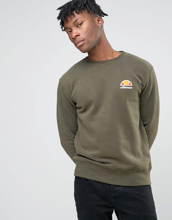 Ellesse Sweatshirt With Small Logo - Green