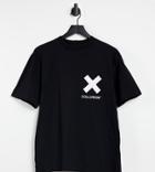 Collusion Unisex Logo T-shirt In Black