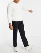 Jack & Jones Intelligence Eddie Baggy Jeans In Washed Black