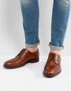 Selected Homme Oliver Derby Shoes In Brown - Brown