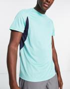 Reebok Running Speedwick Short Sleeve T-shirt In Green