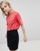 Fred Perry Embroidered Logo T-shirt - Red