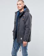 Fat Moose Sailor Mid Parka Quilted Lining - Gray