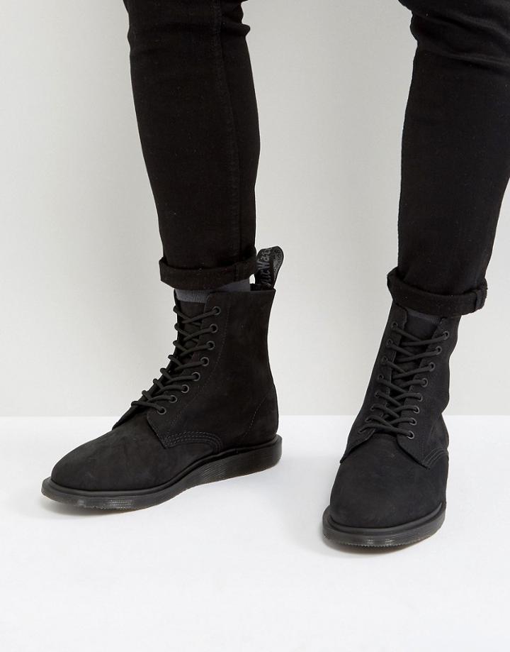 Dr Martens Whitton 8 Eye Wedge Boots - Black