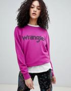 Wrangler Paisley Logo Sweat - Pink