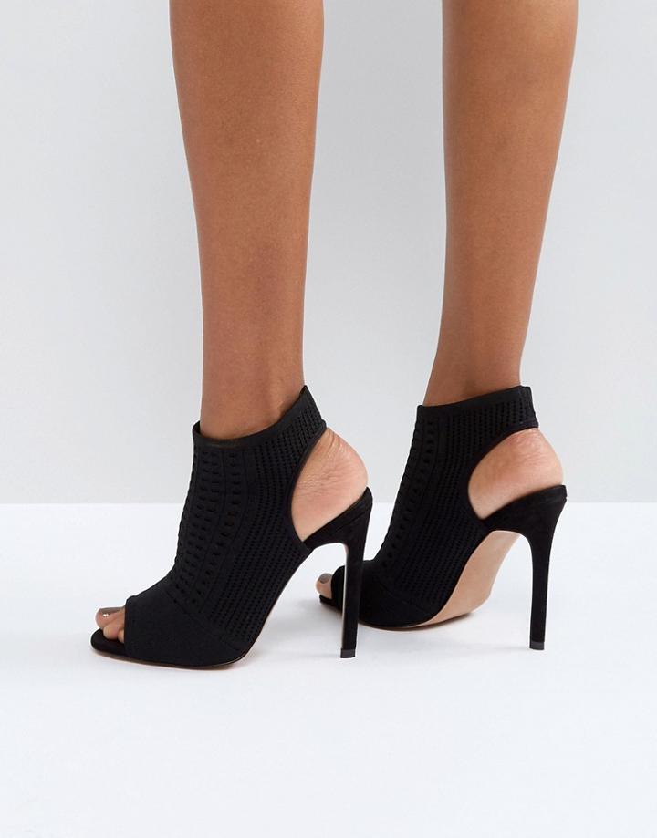 Asos Harlem Knitted High Heels - Black