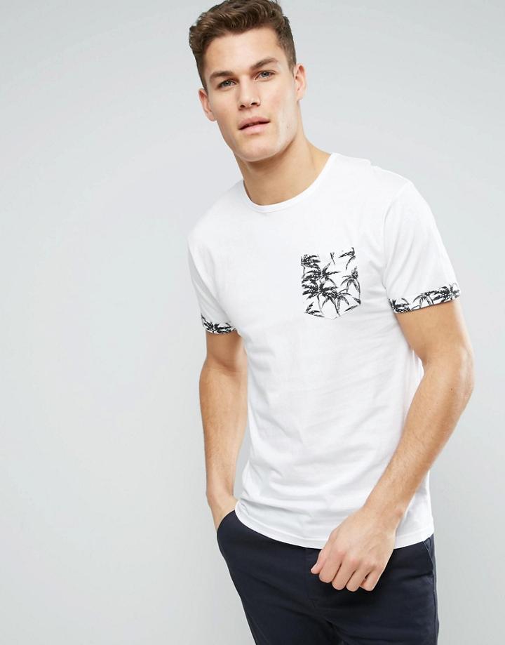 D-struct Palm Pocket T-shirt - White