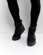 Dr Martens Lite Rigal Knit 8 Eye Boots - Black