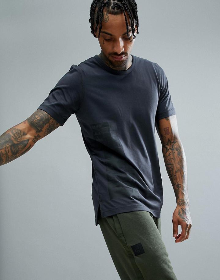 Adidas Basketball Harden T-shirt In Gray Ce7308 - Gray