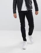 Wesc Alessandro Slim Fit Jeans In Black - Black