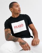 Hugo Dolive201 Box Logo T-shirt In Black