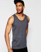 Asos Relaxed Tank With Contrast Back And Relaxed Fit
