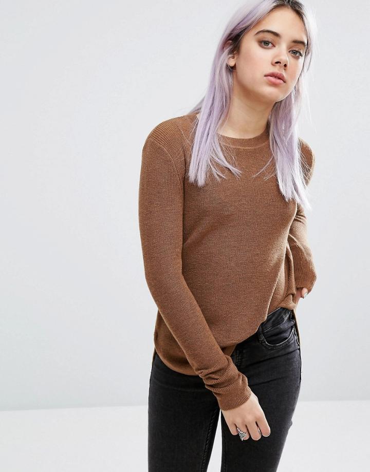 John & Jenn Misha Ribbed Crew Neck Sweater - Multi