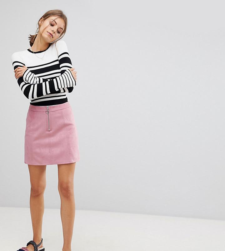 Esprit A Line Suedette Mini Skirt