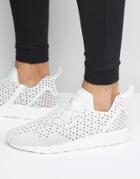 Adidas Originals Asymmetrical Zx Flux Primeknit Sneakers In White S76369 - White