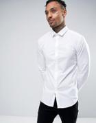 Siksilk Shirt In Skinny Fit - White