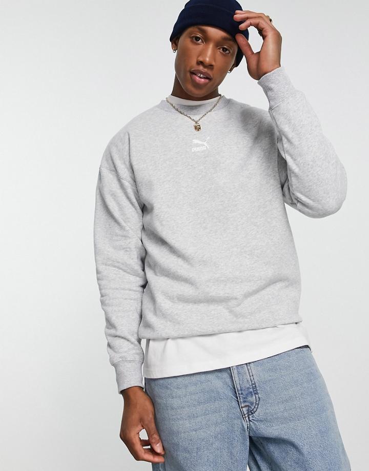 Puma Classics Sweatshirt In Gray