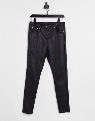 Parisian Coated Jeans-black