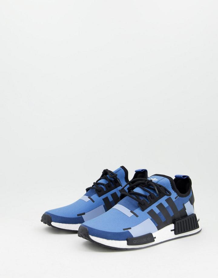 Adidas Originals Nmd R1 Sneakers In Blue Tones-blues
